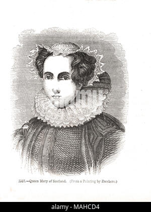 Mary Queen of Scots, 1542-1587, Maria Stuart, Königin von Schottland, Königin von Frankreich Stockfoto