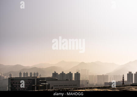 Skyline von Hongkong, China Stockfoto