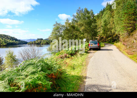 Glen Affric im westlichen Schottland, in der Nähe von Inverness Stockfoto