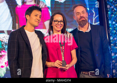 Eurobest Awards Zeremonie, feiern die besten kreativen Arbeiten in Europa, die Europäische Advertising Festival 2017 in London, Großbritannien, 30. November 2017 © ifnm Stockfoto