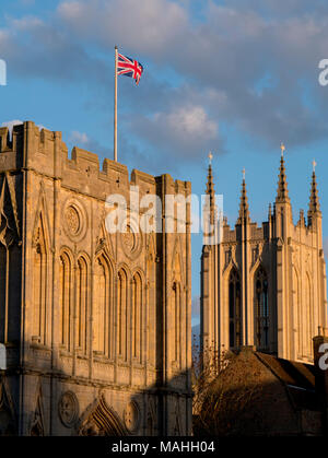 Europa, Großbritannien, England, Suffolk, Bury St Edmunds Torhaus Kathedrale Stockfoto