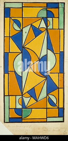 . Design für Datei: Theo van Doesburg Tanz II.jpg. Farbgestaltung für Tanz II. 1917 Stockfoto