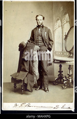 Titel: William Tecumseh Sherman (Lt. Allgemein, USA). . 1868. C.D. Fredericks Stockfoto