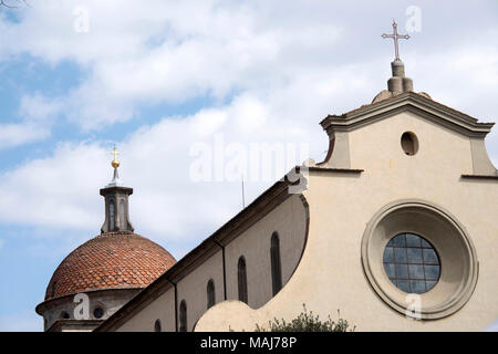 Santo Spirito Kirche Florenz Italien. Stockfoto