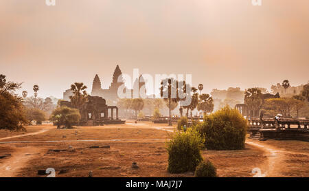 Tempel Angkor Wat, Siem Reap, Kambodscha Stockfoto