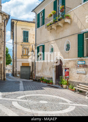 Malerische Anblick in Caramanico Terme, Gemeinde in der Provinz Pescara in den Abruzzen in Italien. Stockfoto