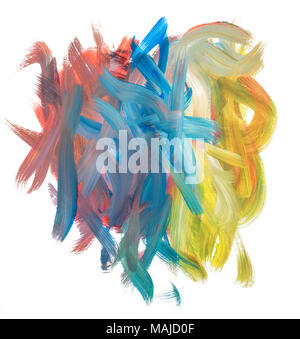 Abstrakte handbemalt Aquarell Hintergrund Stockfoto
