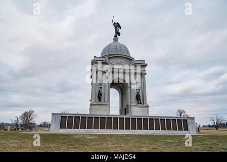 Gettysburg National Military Park Stockfoto