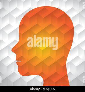 Große Idee, Kreativität und Intelligenz theme Design, Vektor, Abbildung Stock Vektor