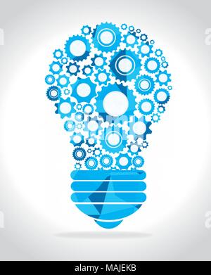 Große Idee, Kreativität und Intelligenz theme Design, Vektor, Abbildung Stock Vektor