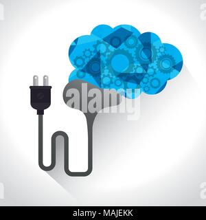 Große Idee, Kreativität und Intelligenz theme Design, Vektor, Abbildung Stock Vektor