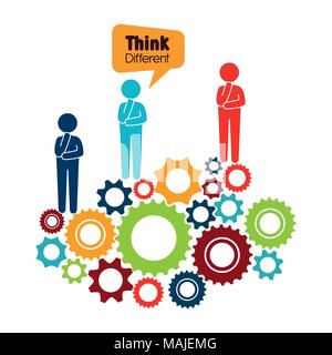 Große Idee, Kreativität und Intelligenz theme Design, Vektor, Abbildung Stock Vektor