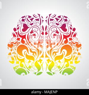 Große Idee, Kreativität und Intelligenz theme Design, Vektor, Abbildung Stock Vektor