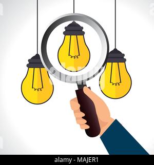 Große Idee, Kreativität und Intelligenz theme Design, Vektor, Abbildung Stock Vektor