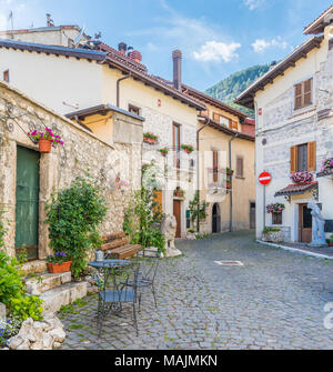 Malerische Anblick in Pescasseroli, Abruzzen Nationalpark, Provinz von L'Aquila. Italien Stockfoto