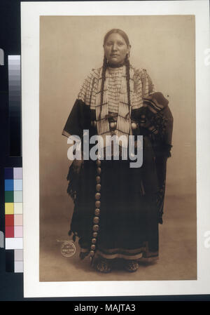 Titel: Nellie Jumping Eagle. [Kümmel das Indische Kongress und Wild West Show]. (Während der Weltausstellung 1904). . 1904. Gerhard Schwestern Stockfoto