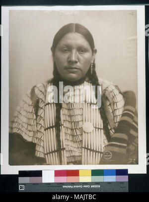 Titel: Nellie Jumping Eagle. [Sioux]. [Kümmel das Indische Kongress und Wild West Show]. (Während der Weltausstellung 1904). . 1904. Gerhard Schwestern Stockfoto