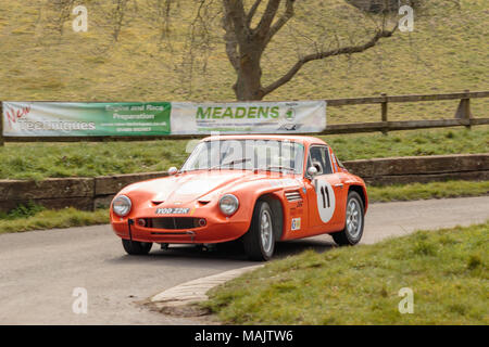 Gurston Down Hill Climb Testday 2018 Stockfoto