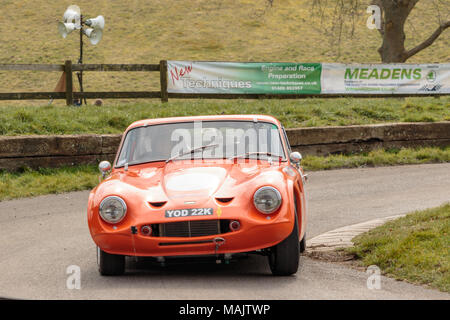 Gurston Down Hill Climb Testday 2018 Stockfoto