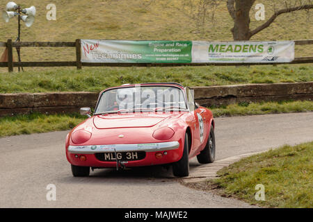 Gurston Down Hill Climb Testday 2018 Stockfoto