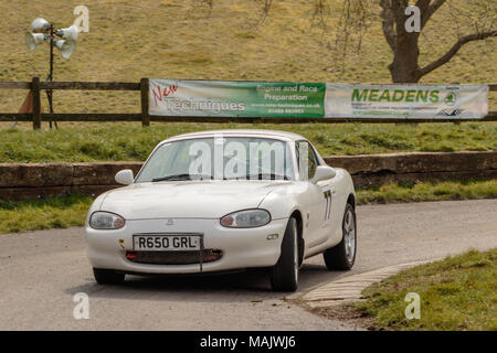 Gurston Down Hill Climb Testday 2018 Stockfoto