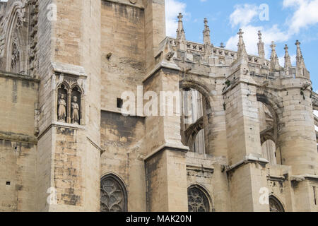 Palais des archevêques, des Erzbischofs, Palast, Mitte, der, Narbonne, Aude, Royal, Süden, von, Frankreich, Frankreich, Französisch, Europa, Europäischen, Stockfoto