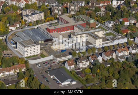 Luftaufnahme, Saarbrücken Gefängnis, Lerchesflurweg, Saarbrücken, Saarland, Deutschland, Europa, Vögel-Augen-blick, Luftbilder, Luftaufnahmen, Antenne phot Stockfoto