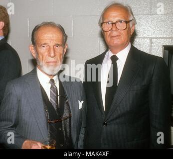 Hume Cronyn Richard Widmark 1985 Foto von John Barrett/PHOTOlink.net Stockfoto