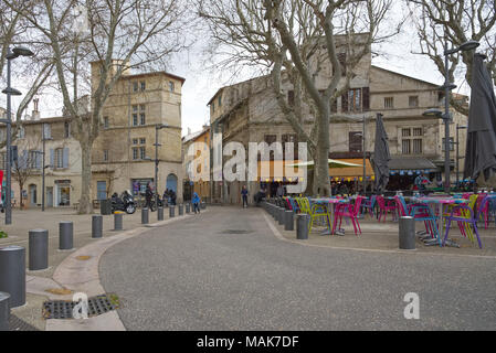 Voltaire Square - Arles - Camargue - Frankreich Stockfoto