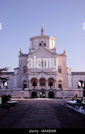 Cimitero Monumentale (Monumentaler Friedhof) in Mailand, Italien. Stockfoto