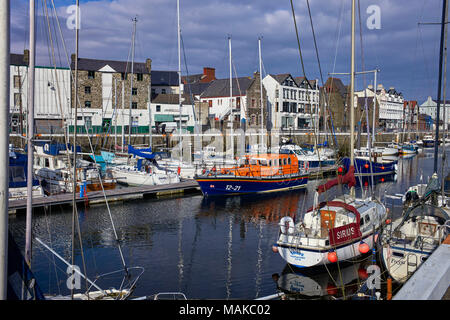 RNLI lifeboat Margaret Jean in Douglas Hafen, Insel Man Stockfoto