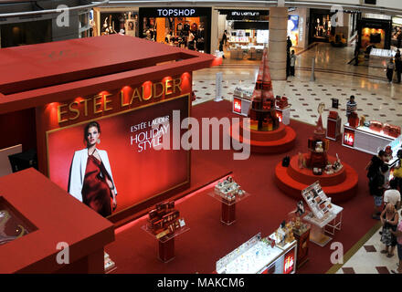 Estée Lauder Boutique, Suria Mall, Kuala Lumpur, Malaysia Stockfoto