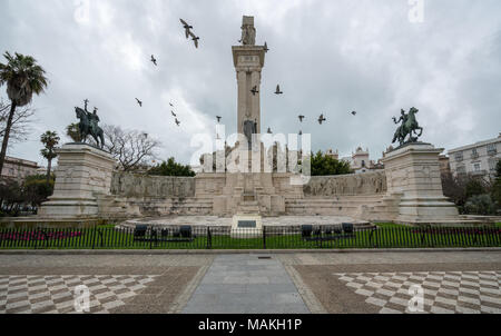 Denkmal für die Verfassung, Cadiz, Südspanien Stockfoto