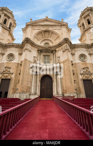 Kathedrale von Cadiz, Andalusien, Südspanien Stockfoto