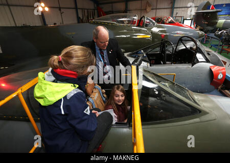 Allgemeine Ansichten des Tangmere Luftfahrtmuseum in Tangmere, Chichester, West Sussex, UK. Stockfoto