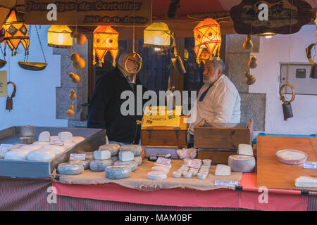 Jávea/Xàbia, Spanien. Der 1. April 2018. Mittelalterlicher Markt Festival im spanischen Dorf Calonge, 04.01 2018 Dorf Calonge Spanien Quelle: Arpad Radoczy/Alamy leben Nachrichten Stockfoto
