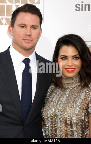 *** Foto *** Channing Tatum und Jenna Dewan Tatum Split nach fast 9 Jahren Ehe LOS ANGELES, Ca - 25. Juni: Channing Tatum, Jenna Dewan-Tatum am 'Magic Mike XXL" Premiere auf der TCL Chinese Theatre am 25. Juni 2015 in Los Angeles, Kalifornien. Quelle: David Edwards/MediaPunch Stockfoto