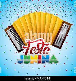 Festa junina Sommer Parteien Stock Vektor