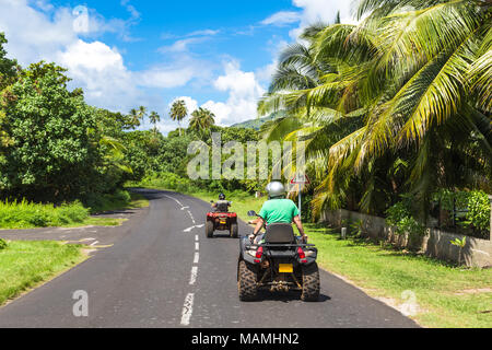Insel Moorea in Französisch Polynesien. Stockfoto