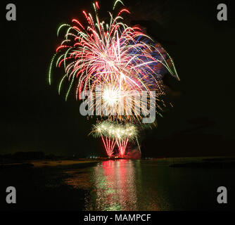 Irvine Beleuchtung Feuerwerk 2017 Stockfoto