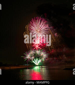 Irvine Beleuchtung Feuerwerk 2017 Stockfoto