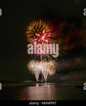 Irvine Beleuchtung Feuerwerk 2017 Stockfoto