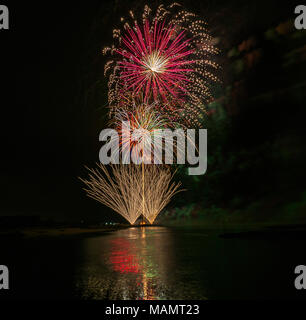 Irvine Beleuchtung Feuerwerk 2017 Stockfoto