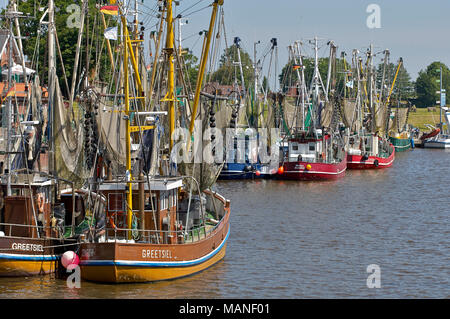 Kutter in Greetsiel Stockfoto