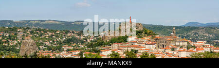 Stadt Le Puy-en-Velay, Haute-Loire, Auvergne-Rhone-Alpes, Frankreich, Stockfoto