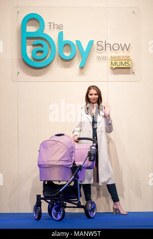 Das Baby Show 2018 im ExCel London - Tag 2 Mit: Amy Childs Wo: London, Großbritannien Wann: 03 Mar 2018 Credit: Tom Nicholson/PinPep/WENN.com Stockfoto