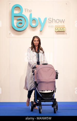 Das Baby Show 2018 im ExCel London - Tag 2 Mit: Amy Childs Wo: London, Großbritannien Wann: 03 Mar 2018 Credit: Tom Nicholson/PinPep/WENN.com Stockfoto