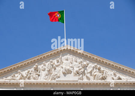 Assembleia da República (portugiesische Parlament). São Bento Palace, Lissabon. Portugal Stockfoto