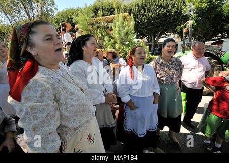 Unsere Liebe Frau von Agonie Festlichkeiten, die größte traditionelle Festivals in Portugal. Viana do Castelo. Stockfoto