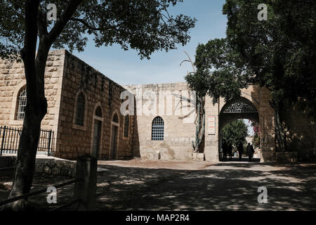 Beit Jamal ist ein katholisches Kloster der Salesianer Mönche in der Nähe von Beit Shemesh, Israel. Die Website ist mit der byzantinischen Stadt Caphargamala identifiziert oder Stockfoto